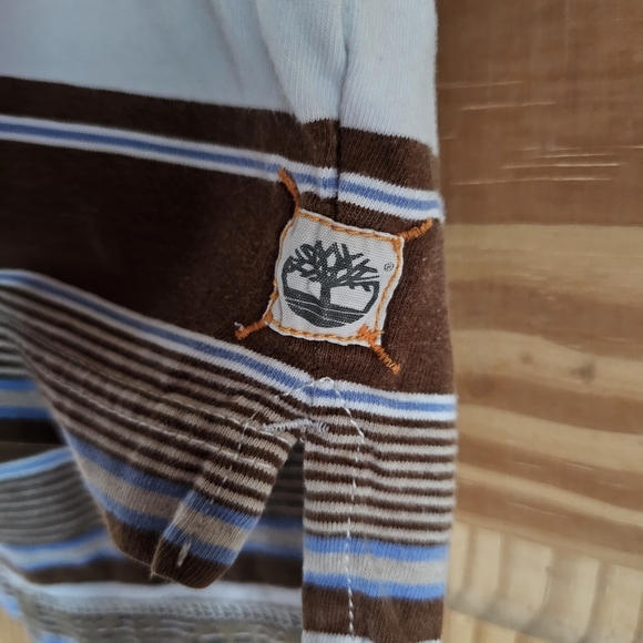 Vintage Timberland Logo Patch Polo Mens Size Large - Picture 5 of 8